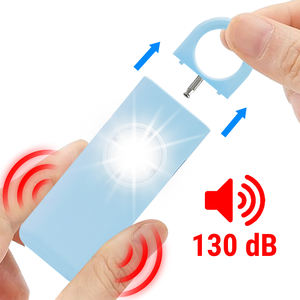 Alarmagrip 2025 – Mini alarme personnelle de proximité rechargeable 130 dB, porte-clés arc-en-ciel vert sarcelle, son d'urgence sûr et mignon - Product Image 2