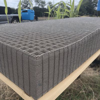 Panneaux de treillis soudé en acier à faible teneur en carbone pour le renforcement de la construction lourde et les dalles de béton, treillis de clôture