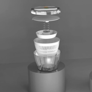 Outils de cuisine multifonctionnels en plastique pour légumes et fruits, déshydrateur de légumes blanc à séchage rapide - Product Image 2