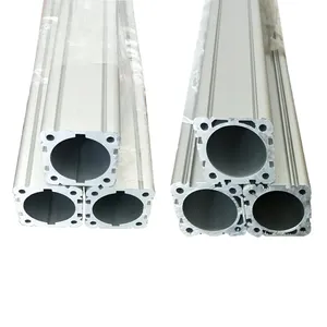 Serie SU40 Diámetro 40mm Carrera 25-1000mm Cilindro de aire neumático Tipo Piton de doble acción de aluminio estándar