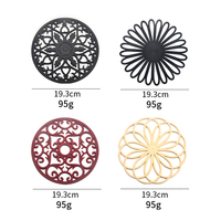 Tapis isolant créatif en silicone, couvre-assiette, couvre-gobelet antidérapant en silicone - Couvre-bol - Couvre-table - Tapis isolant