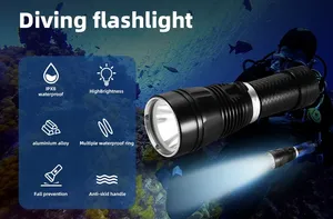 L2 Taucht aschen lampe T6 Starkes Licht Tiefsee füll licht Magnets teuerung Wasserdichte Fernbedienung Aluminium legierung - Product Image 5