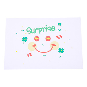 Tarjeta de Felicitación de Papel Kraft con Diseño de Dibujos Animados Simples y Lindos al Estilo Japonés y Coreano, Juego de Cartas de Amor <span class=keywords><strong>para</strong></span> <span class=keywords><strong>Novio</strong></span> - Product Image 5