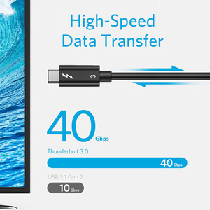 ใหม่ <span class=keywords><strong>Thunder</strong></span> 4 40Gbps สาย USB4.0 Pd 100W อะลูมิเนียมการถ่ายโอนข้อมูลที่รวดเร็<span class=keywords><strong>ว</strong></span>ชาร์จ USB 240W สาย Type C สำหรับโทรศัพท์มือถือที่มี Gen3 - Product Image 2