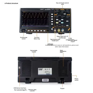 Osciloscopio Digital Multifuncional Lilliput SDS210, Rango de Frecuencia 100MHz-200MHz, Frecuencia de Muestreo 1GSa/s, Resolución de 14 bits, 1 Año de Garantía - Product Image 6
