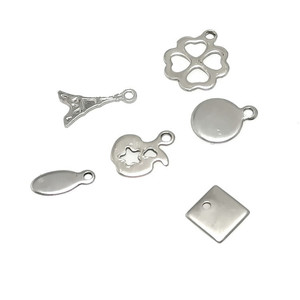 Chaîne d'extension en acier inoxydable avec pendentifs en forme de goutte d'eau 3-15mm, composants de bijoux DIY en gros - Product Image 4