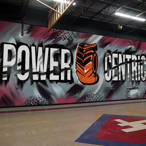 Carta da parati in stile industriale dipinta a mano per la palestra decorazione del Club inglese impermeabile murale di sfondo - Product Image 2