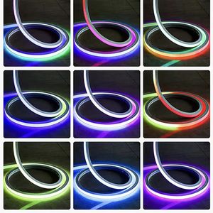 CE Listed RGB Neon Strip 24V 8x16mm Silicone Flex Low Heat for Retail Store Commercial <b>Lighting</b> Projects - Product Image 4