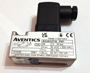 Aventics R412010718 Pneumatic Pressure <b>Switch</b>, 0.2-16 Bar <b>Used</b> - Product Image 5