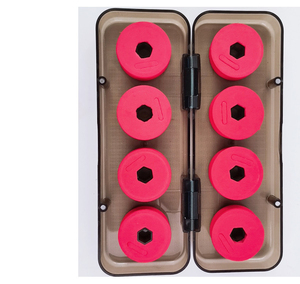 แผ่นโฟมสำหรับม้วนสายเบ็ด 8 ชิ้น 16 ชิ้น อุปกรณ์ตกปลา แกนม้วนสายเบ็ด กล่องอเนกประสงค์สำหรับม้วนสายเบ็ด กล่องใส่สายเบ็ด - Product Image 1