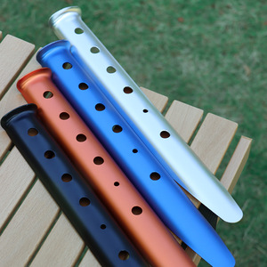 Estacas para tienda de campañ<span class=keywords><strong>a</strong></span> Aleación de aluminio Clavijas para tienda <span class=keywords><strong>a</strong></span> prueba de viento Ligeras en forma de U Estacas para acampar Senderismo - Product Image 3
