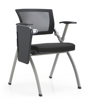 Fauteuil de bureau au design moderne en maille avec hauteur réglable, empilable et pliable, chaises de salle de réunion