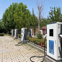 Station de recharge DC pour véhicules électriques 80-480 kW, étanche IP54, interface CCS, chargeur rapide commercial sur pied GR-DC05 OEM
