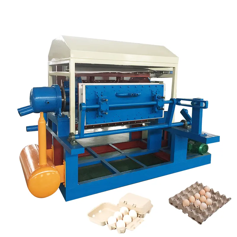 Fuyuan déchets de papier recyclé nouvelle machine de moulage de plateaux d'œufs d'entreprise semi-automatique