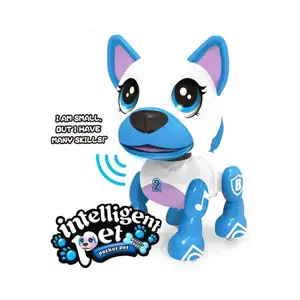 电子智能口袋宠物狗互动小狗-机器人狗智能玩具儿童益智玩具模型玩具塑料腹肌