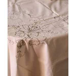 Mantel de Algodón Gris con Bordado Calado, Técnica No Tejida, Patrón Impreso, para Hoteles, Uso Navideño, Marca Robcultura - Product Image 6