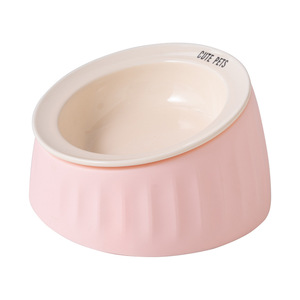 Cuenco de cerámica para mascotas, plato para alimentar y beber a perros y gatos, fácil de limpiar, forma redonda, PH20260402 - Product Image 5