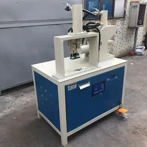 Máquina máquina de entalhar ângulo de metal/cortador de ângulo ajustável hidráulico/de canto notcher semi-automático