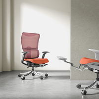 Chaise de bureau moderne en maille Xinda Clover XD-WS-760A, soutien lombaire ergonomique, accoudoirs réglables, réglage de la hauteur, base pivotante