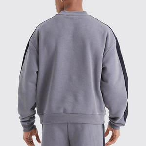 Ensemble de survêtement deux pièces personnalisé pour homme, respirant, style streetwear, manches longues, pour la course et le sport, nouvelle collection, vente en gros - Product Image 4