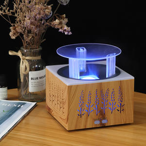 Humidificateur à flamme JCSY, design épis de blé, 0,5 L, alimentation USB, diffuseur d'aromathérapie de bureau intérieur avec lumière colorée - Product Image 1