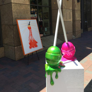 Arte Pop arte <span class=keywords><strong>escultura</strong></span> dulces más popular goteando de estilo de arte de fibra de vidrio de lollipop <span class=keywords><strong>escultura</strong></span> para venta - Product Image 6