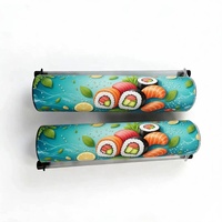 Envase de Papel Ecológico y Reciclable Personalizado para Comida para Llevar, Tubo Push-Up para Sushi