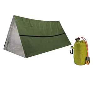 Camping emergencia cálido triángulo película de aluminio tienda al aire libre portátil impermeable manta de emergencia - Product Image 6