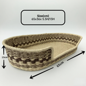 Handgemachte Vier-Jahreszeiten-Haustier träger Gewebtes Hunde bett und Katzen haus Haustier zubehör für Katzen und Hunde - Product Image 4