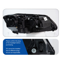 Pour Sharan 2012-2019 : Ensemble de phares 12V avec nouvelle conversion de lentille LED, feux de jour et clignotants séquentiels