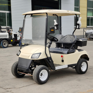 Voiturettes de golf électriques 2 places moins chères prix bon marché voiture buggy à vendre chariot de golf électrique chinois Club quatre fermé - Product Image 1