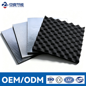Panneau d'isolation en mousse NBR/PVC avec revêtement en aluminium écologique résistant au feu Zhongjia, certifié ISO9001 CE, 10-30 mm - Product Image 1