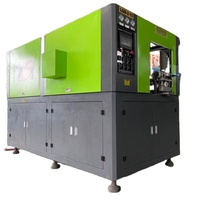 Machine de soufflage semi-automatique à bas prix LGD-2-15 pour la fabrication de bouteilles d'eau en PP/PET, avec contrôle PLC et moteur de pompe