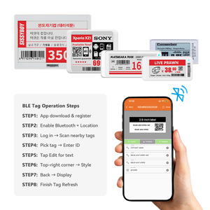 Etiqueta de Precio Digital para Supermercado con Pantalla TFT E-ink de 2.1 Pulgadas, Blanco y Negro, Bajo Consumo de Energía, Etiqueta Electrónica para Estantes - Product Image 6