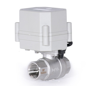 Vanne de temporisation électronique TONHE DN15 à structure sphérique, vanne de vidange automatique des eaux usées 1/2 po AC 220V pour fluides aqueux - Product Image 2