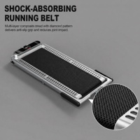Tapis de marche pliable de haute qualité à moteur silencieux pour sous le bureau, équipement de fitness d'intérieur avec support pour téléphone