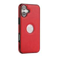 Casing ponsel PU anti guncangan, casing ponsel PU, casing pelindung belakang anti guncangan, mode untuk iPhone 17/16, Promax/15 Pro/14 Plus, untuk Galaxy S25 Ultra