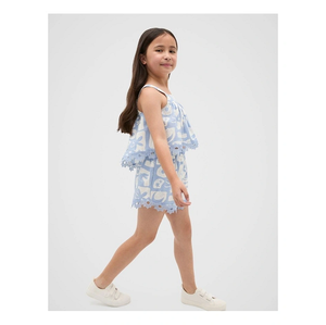 Vestido de Verano de Algodón para Niñas, Elegante y Bonito, con Diseño Decorativo, Transpirable, Cómodo y de Corte Holgado para Uso Casual y Especial - Product Image 4