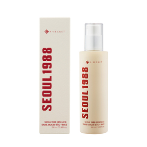Essence K-Beauty Seoul 1988 (Mucine d'escargot 97% + Riz) - Soins de la peau coréens pour l'hydratation, l'éclaircissement et la réparation de la peau 1 boîte = 54 unités - Product Image 1