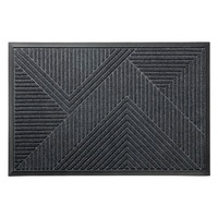 Tapis de porche durable en fibre de qualité extérieure, absorbant et à surface côtelée, pour véranda, terrasse, cabane et esplanade