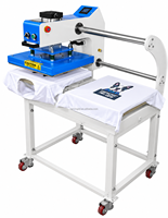 Presse à chaud industrielle grand format 40x60 pour T-shirts, équipement d'impression par sublimation semi-automatique, usage commercial