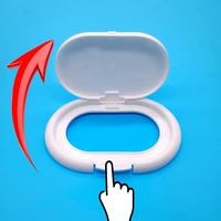 Couvercle amovible pour lingettes humides, couvercle d'étanchéité, couvercle pour mouchoirs, couvercle en plastique rabattable, couvercle d'emballage pour gants en nitrile en matériau PP