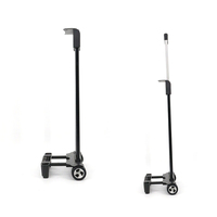 Pièces d'accessoires de cadre de bagage d'extension de vente chaude avec poignée télescopique et poignée de chariot externe à 2 roues