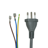 Cable de Alimentación con Conexión a Tierra de 3 Pines Estándar Brasileño C13 NBR 14136 H05VV-F 3G para Monitor de Computadora, TV, Impresora, Electrodomésticos