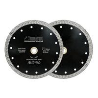 Lame de scie diamantée turbo à mailles frittées pressées à chaud OEM disque de coupe disque de coupe coupe-carreaux pour marbre granit sur meuleuse d'angle