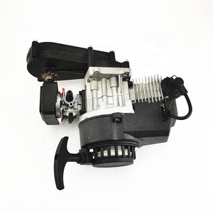 Motor de alta calidad de 2 tiempos, 49cc, con caja de engranajes, arranque de tracción de aluminio para <span class=keywords><strong>mini</strong></span> moto Dirt Pit <span class=keywords><strong>Bike</strong></span> - Product Image 3