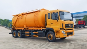โรงงานจีนจัดหา <span class=keywords><strong>รถ</strong></span>บรรทุกดูดสิ่งปฏิกูลแบบถังรวม Dongfeng 6*4 สำหรับงานหนัก ดูดทำความสะอาด ดูดสิ่งปฏิกูล ดูดอุจจาระ - Product Image 2