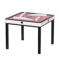Nouvelle machine de mahjong entièrement automatique 2026 pour 4 joueurs, en ABS, design pliable, pieds doublement pliables, sans poussoir de cartes, silencieuse