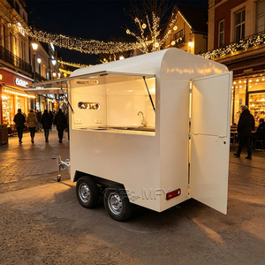 Fast Pizza <b>Trailer</b> OEM Horse <b>Box</b> Truck Fully Equipped Hot Dog DOT Street Food Cart - Product Image 3