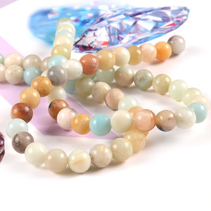 Perles d'amazonite en vrac, 6mm, 8mm et 10mm, pierres naturelles, vente en gros, livraison gratuite - Product Image 4